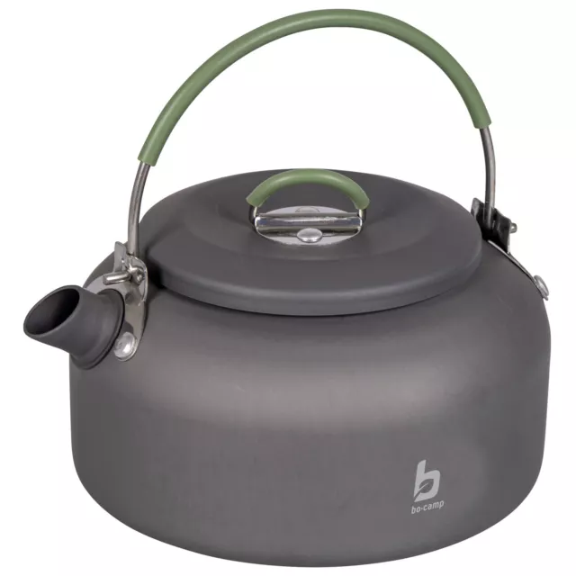 BO-CAMP Alu Kessel 0,8 L Camping Wasserkocher Teekessel Wasserkessel Kochkesssel