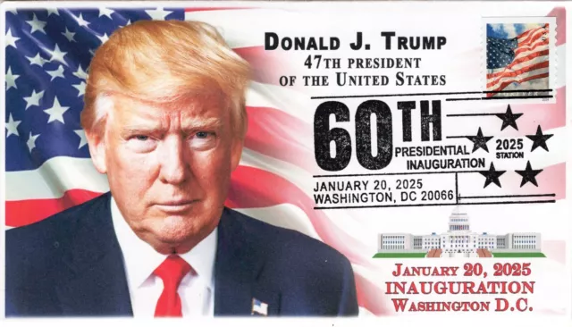 25001, 2025, DONALD Trump Inauguration, Event Cover, Pictorial