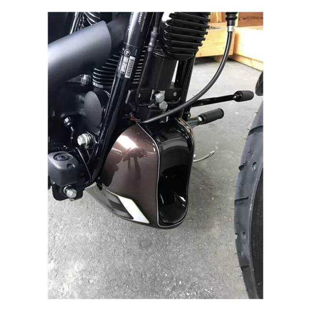 Cultwerk Bugspoiler Drag-Racing Schwarz für Harley-Davidson Breakout 13-17 2