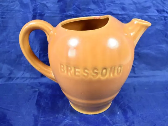 Ancien Pichet Publicitaire Ceramique Pastis Bressono Anis Abel Bresson 1940