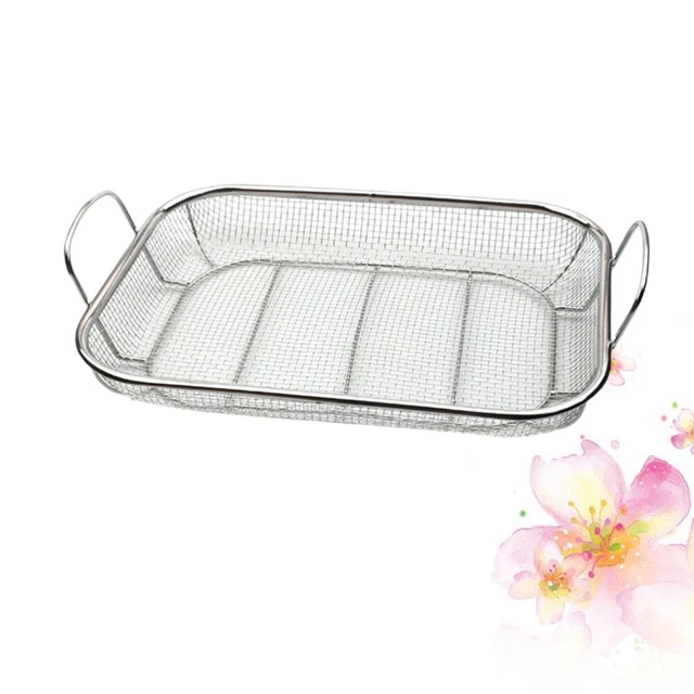 Cestino Per Friggere In Acciaio Inox 20x20 Cm - Practico E Resistente Per Cucina - Foto 7