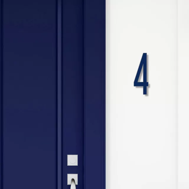 HOUSE NUMBER 4 Avenida Acrylic Large Floating Stylish Modern Gloss Black DIY