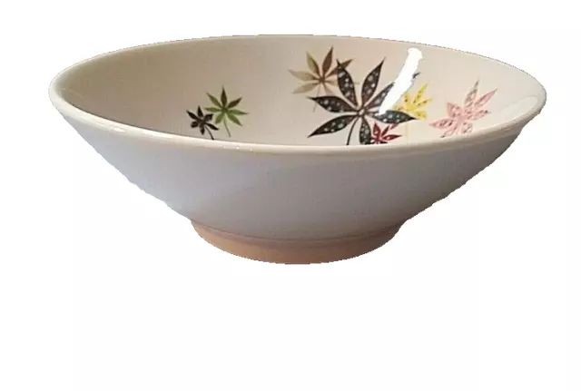 Shenango China Cereal Bowl 5 1/2" Calico Leaves by Peter Terris