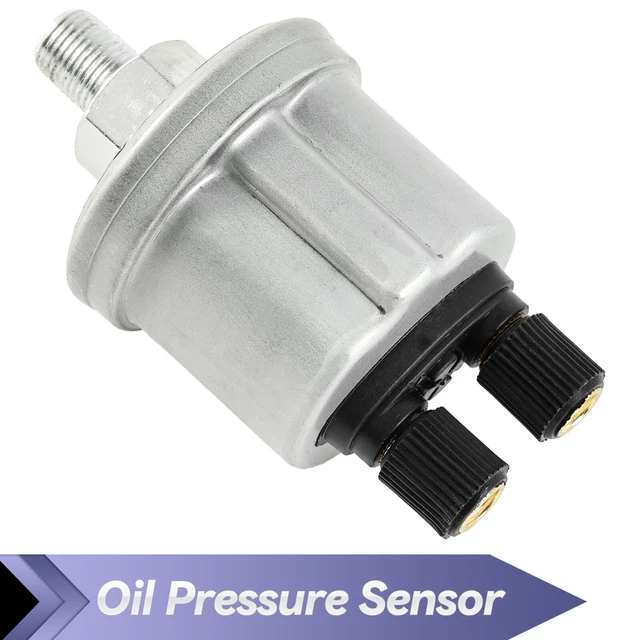 Vdo 0-10 Bar Oil Pressure Sensor 1/8NPT 1/4NPT Thread 10mm - Vdo Sensor