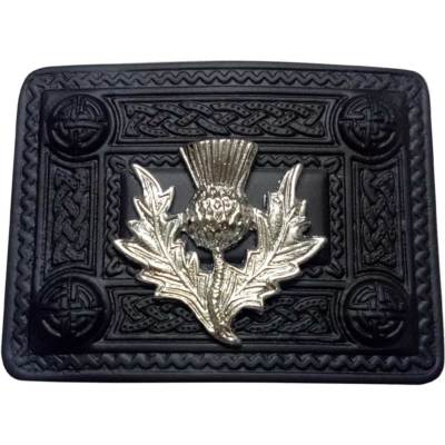 Cardo Hs Uomo Scozzese 4 Cardo Fibbia Cintura Kilt Celtic Nodo Antico Highland Fibbia 