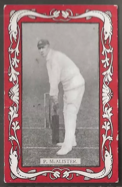 Wills Australian & English Cricket 1909 (Red Border Vice Regal)-#16- Mcalister