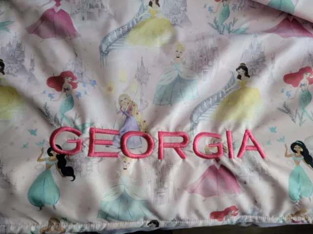 Pottery Barn Kids Disney Princess Nap Mat Monogramed Georgia Pottery Barn Kids Disney Princess Nap Mat Monogramed Georgia