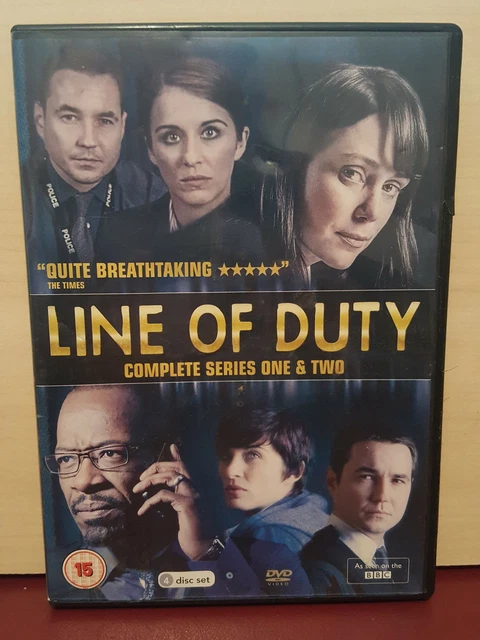 LINE OF DUTY Complete Series One Two Region DVD (J92) EUR