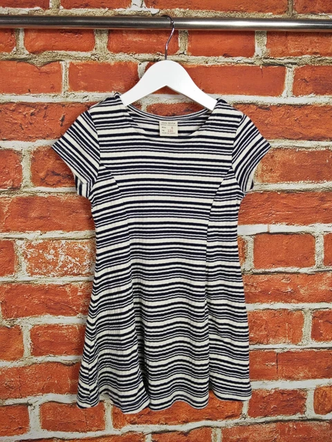 Pacchetto Abiti Ragazze Età 4-5 Anni Zara M&S Next Righe Set Casual Bambini 110Cm 3