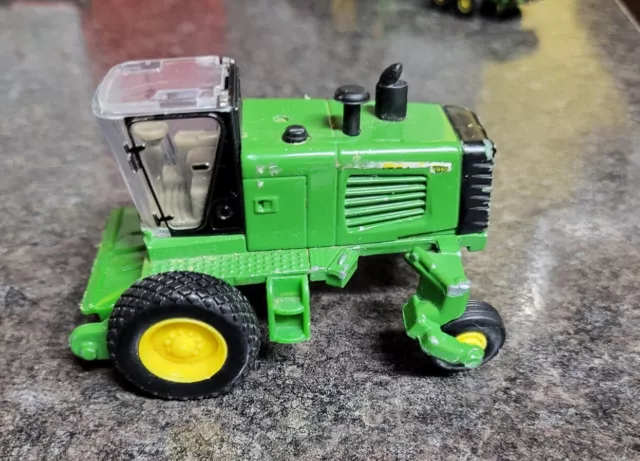 Vintage Ertl John Deere Tractor with Clear Roof Diecast 1:64 Used But Nice Cond