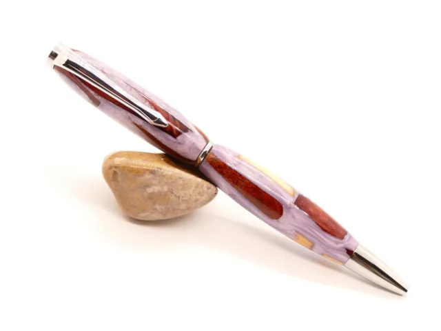 Beautiful Ballpoint Pen Handmade Hand Crafted  Wood and Resin