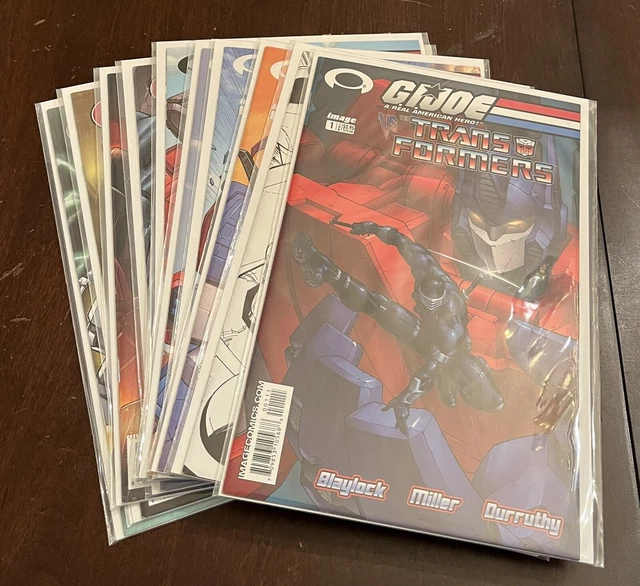 GI Joe vs Transformers Lot of 2 Complete Series Vol 1 & 2 IMAGE & Devil's Due