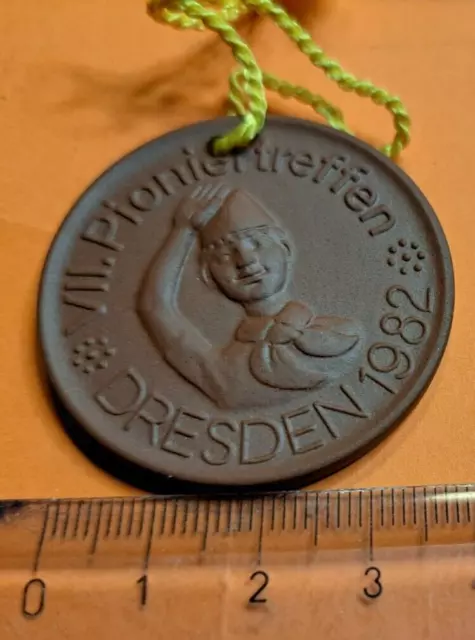 Medaille Meissen  VII. Pioniertreffen Dresden 1982