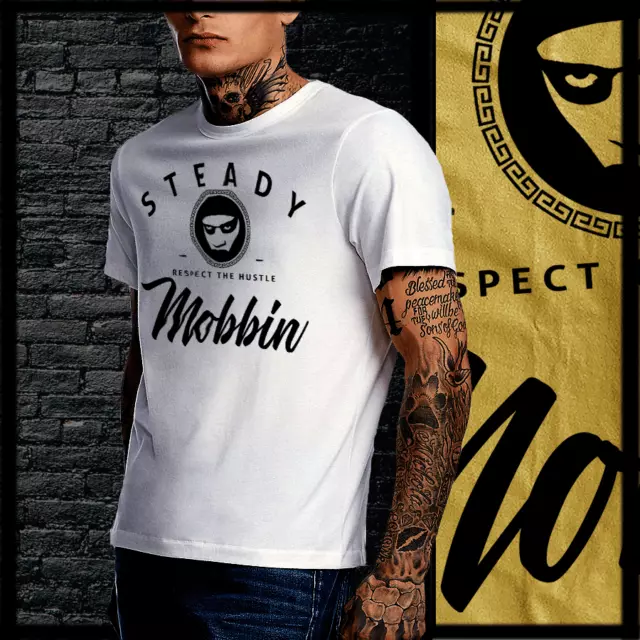 Mobster T-Shirt El Chapo Pablo Escobar Mafia Mob Urban Streetwear Hip Hop Tee