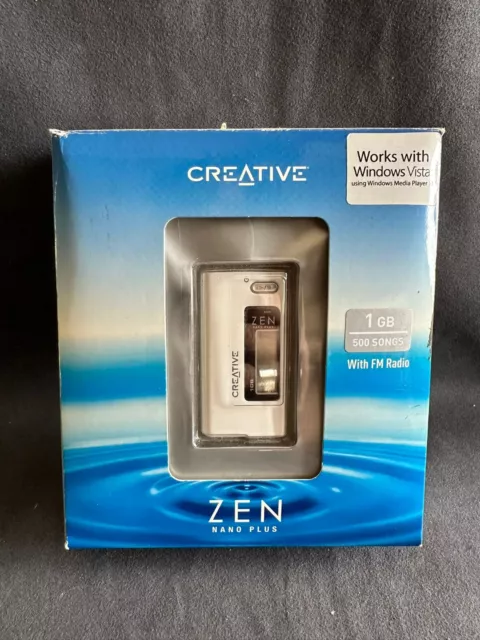Lettore MP3, Creative zen nano plus 1GB, scatolato