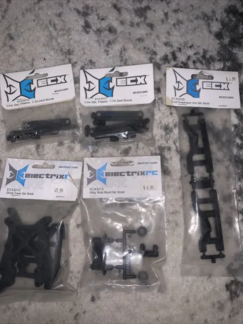 Ecx Boost Parts Lot Horizon Hobby Shock Tower Ft Arm Wing Mount Link Set