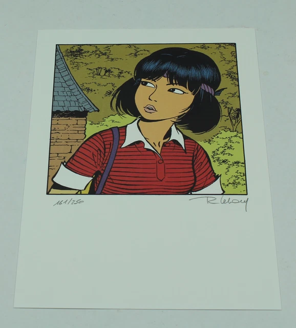 Ex Libris Yoko Tsuno  Signiert/Limitiert  Selten/RAR
