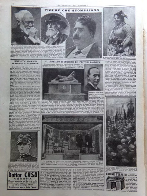 La Domenica del Corriere 24 Agosto 1919 Niccolai Leoncavallo Hackel Esploratori 2