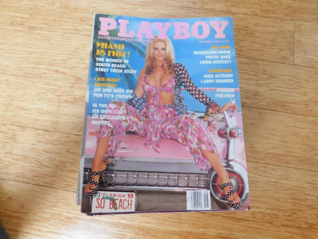 Playboy Magazine September 1993 Women Of South Beach Linda Doucett