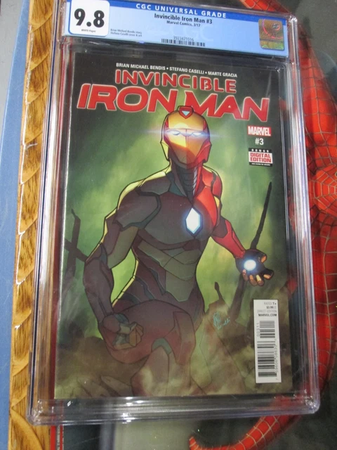 INVINCIBLE IRON MAN #3 CGC 9.8 First RIRI WILLIAMS As IRONHEART Black Panther