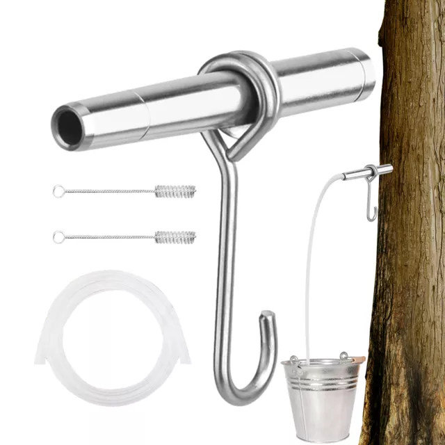 Maple Syrup Tapping Kit Stainless Steel Maple Tree Taps Spiles for Making Maple