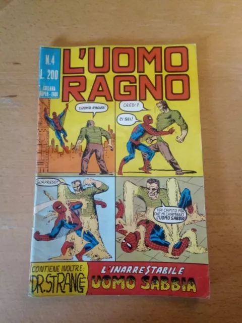 Uomo Ragno Corno 4  Ottimo Di Resa  Italian Spiderman No Poster