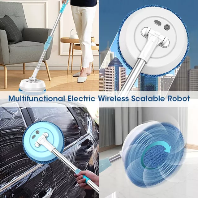 Electric Window Cleaners Robot Wireless Scalable Window Glass Floor Car Cleaning