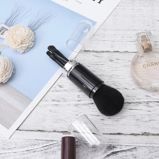 Set di 4 spazzole per trucco portatili