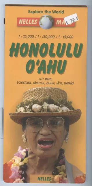 Nelles Maps Hawaiian Island - HONOLULU O'AHU - 2002 05 - Oahu -