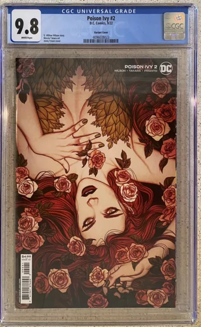 POISON IVY #2 (2022) CGC 9.8 NM/M🌹Jenny Frison Variant Cover 🌸🌺🌼