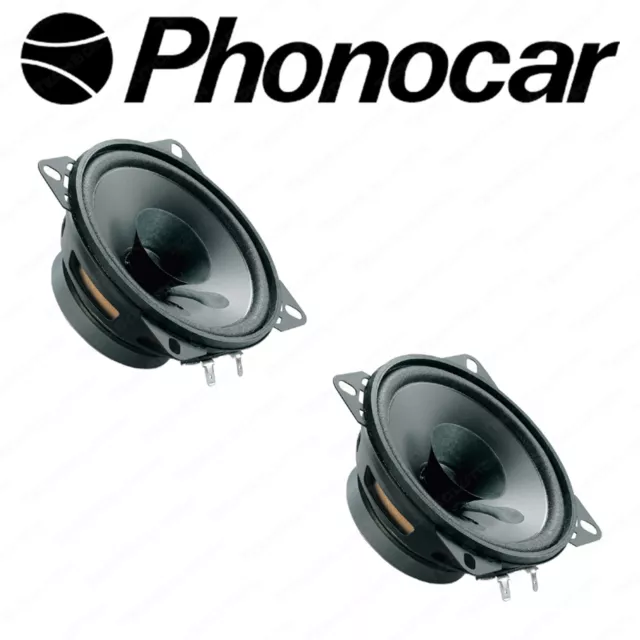 Phonocar 66/121 Woofer 100mm 10cm 40W Casse Coppia Diffusori Auto