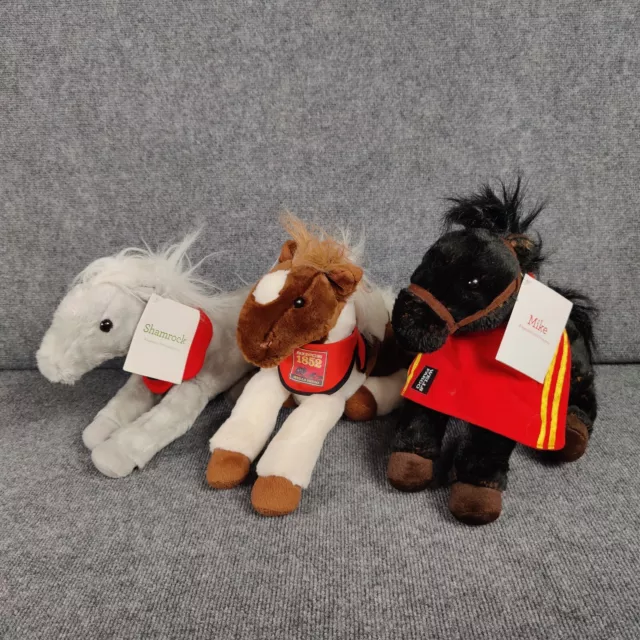 Wells Fargo Legendary Pony Lot Shamrock Mike Horse Plush Gray Brown Black Toysru