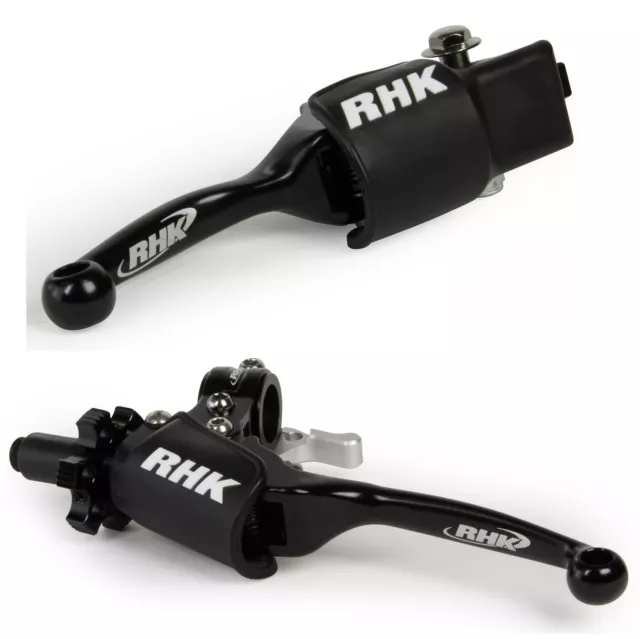 Black RHK Flex Brake & Clutch Lever Fits Honda CRF450R 2013 2014 2015 2016