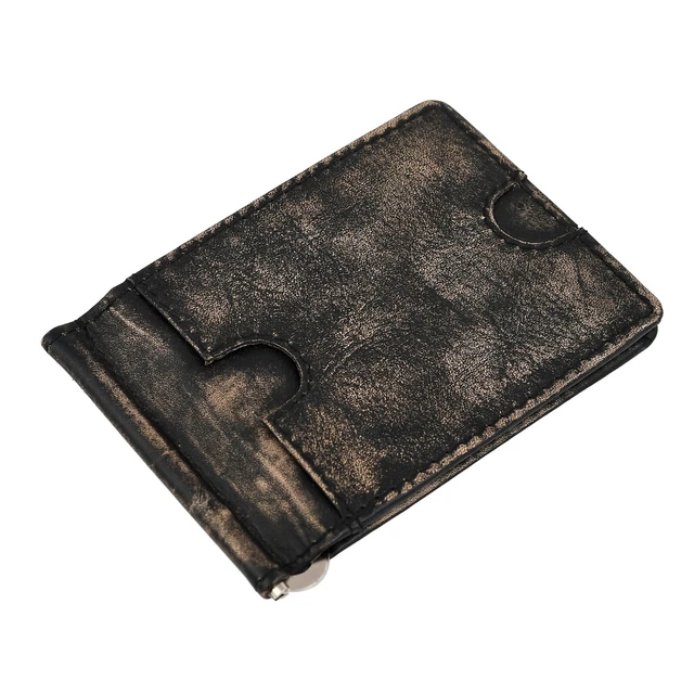 Slim Mens Leather Rfid Card Holder Blocking Credit Bifold Men Wallet Money Clip