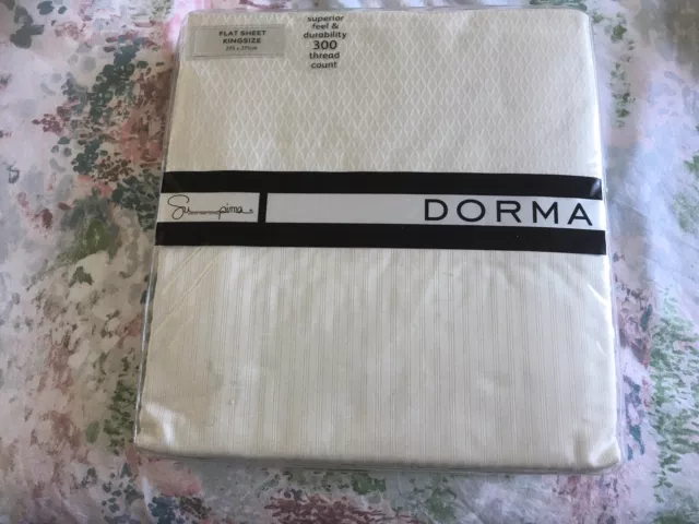 NEW KING SIZE flat sheet olive color cotton by DORMA $19.99 - PicClick