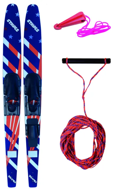 Kit complet de ski nautique Nautilo débutants incl corde de traction+triangle