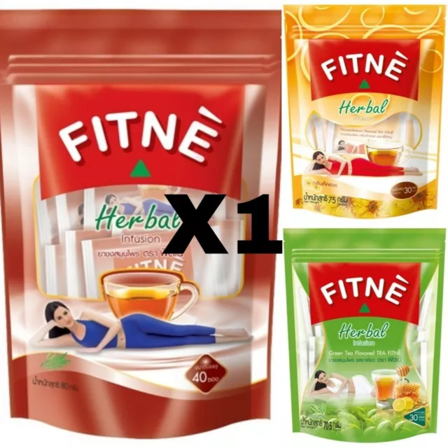 x1 Fitne Herbal Infusion Slimming Tea Sachets Detox Laxative Weight Loss Diet