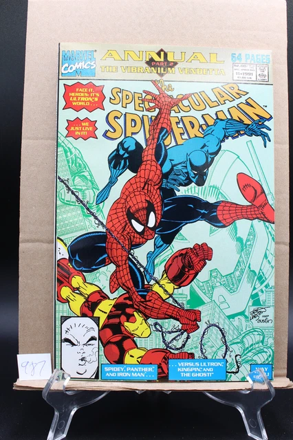 Spectacular Spider-Man Annual #11 VF/NM 1991 Marvel Comics Vibranium Erik Larsen