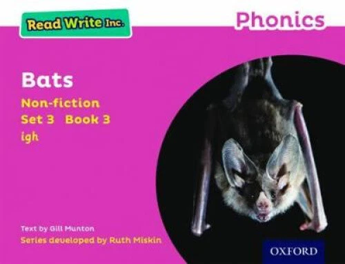 READ WRITE INC. Phonics: Bats (Pink Set 3 Non-fiction 3) by Gill Munton ...
