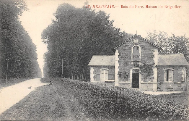 Cpa 60 Beauvais Bois Du Parc Maison Du Brigadier