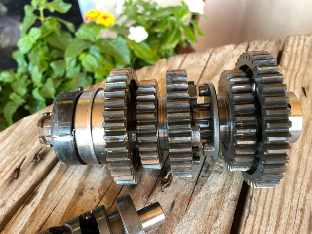 Honda Four 350 CB350F Transmission w Forks Engine Gear Box