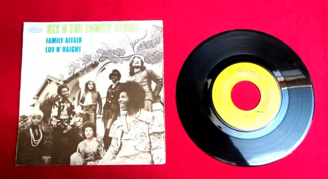 Vinyle 45T 7" Sp   Musique Int /  Sly & The Family Stone "Family Affair "