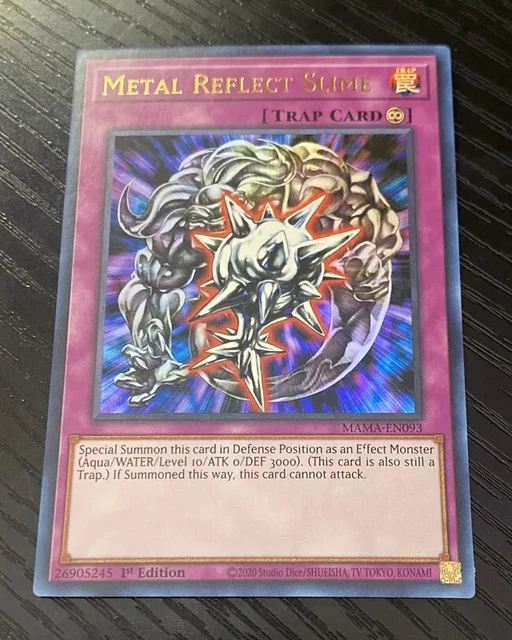 Yugioh! TCG Metal Reflect Slime MAMA-EN093 1st Edition Ultra Rare