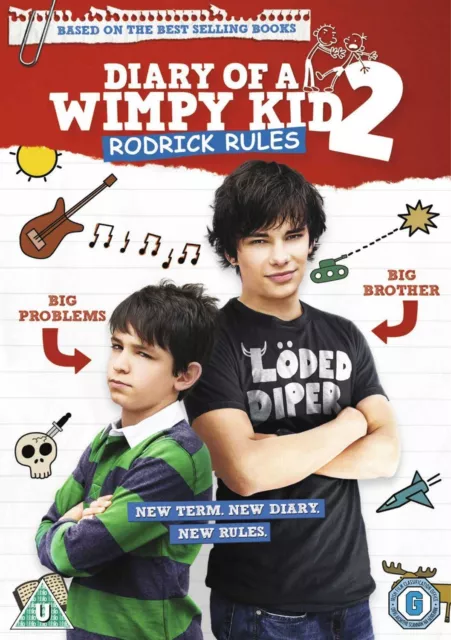 DIARY OF A Wimpy Kid 2: Rodrick Rules [DVD] New & Sealed - BUY 10 FOR £10  £2.50 - PicClick UK