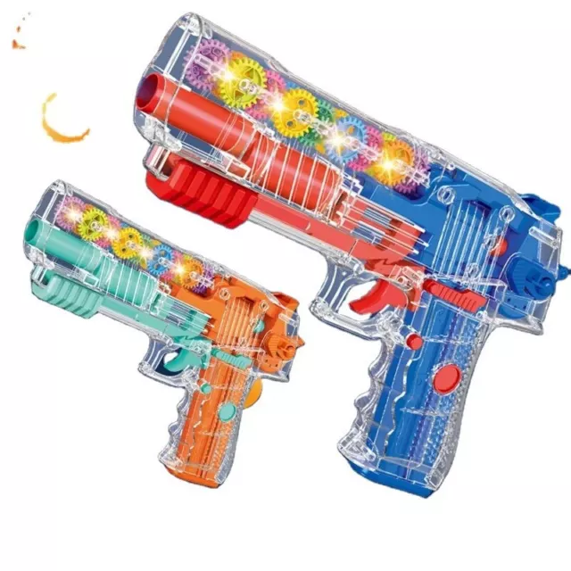 Electric Toy Machine Gun For Kids With Flash Light & Sound