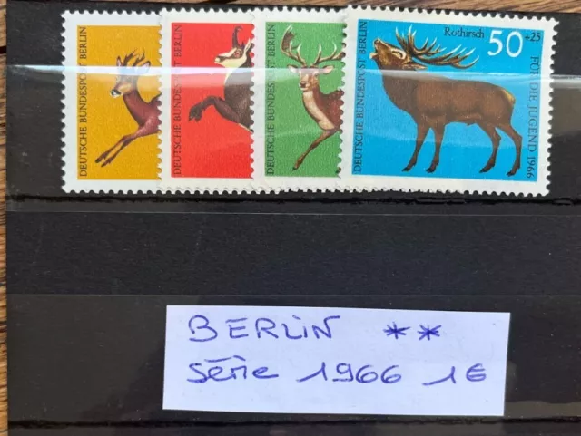 Timbres Allemagne Berlin Serie 1966 Neufs ** Mnh