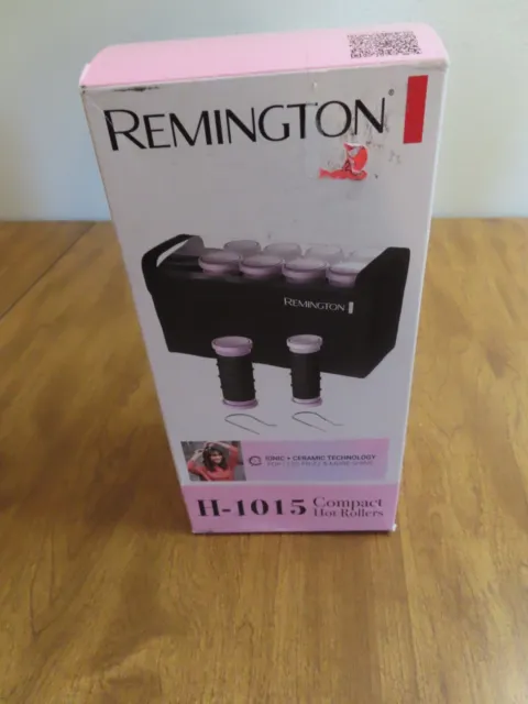 REMINGTON Ceramic Ionic Hot Curler Rollers Compact Travel Pageant H-1015