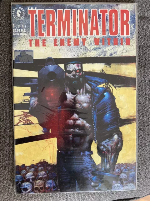 Terminator  #1 #2 #3  #4  Lot Mini Series Dark Horse Comics The Enemy Within