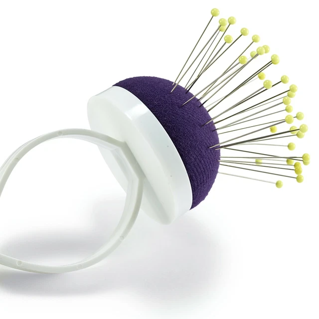 Alfiler de brazo redondo Prym cojín con correa - Hacer vestido acolchado abeja coser 610294