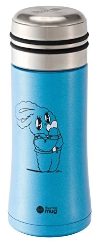 thermo mug (Samomagu) smart bottle Esther Kim (Esther Kim) Blue